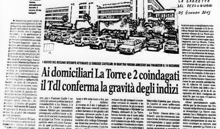 I giudici del riesame ritenute attenuate le esigenze cautelari: in quattro furono arrestati dai finanzieri il 19 dicembre. Ai domiciliari L.T. e 2 coindagati, il Tdl conferma la gravità degli indizi