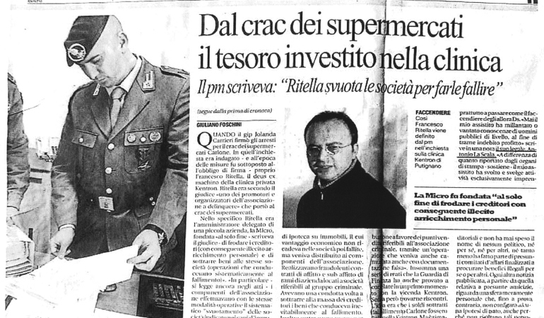 Dal crac dei supermercati il tesoro investito nella clinica. Il pm scriveva: 