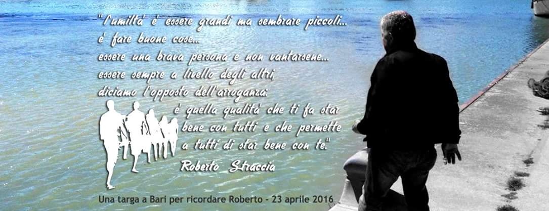1 Posizionamento targa in ricordo di Roberto Straccia