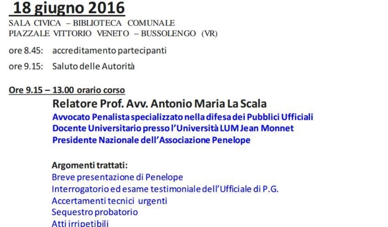 Novità giusrisprudenziali nella compilazione dei principali atti di Polizia Giudiziaria