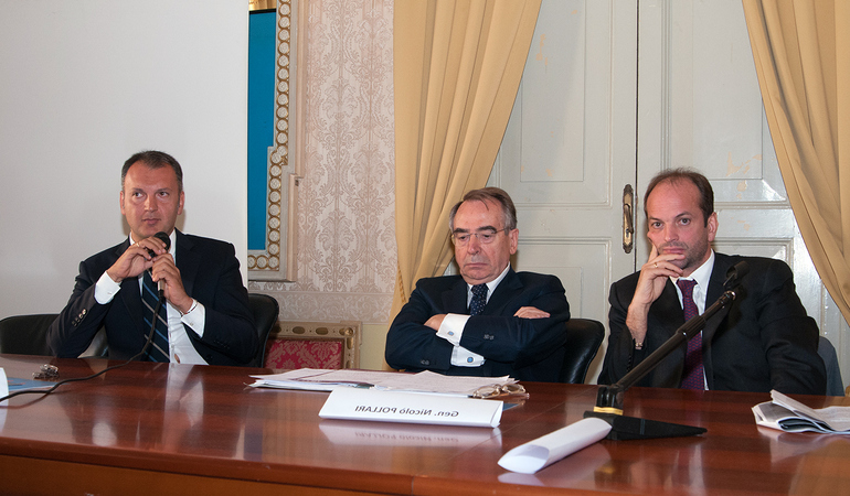 L'Avv. La Scala con il Gen. Nicolò Pollari