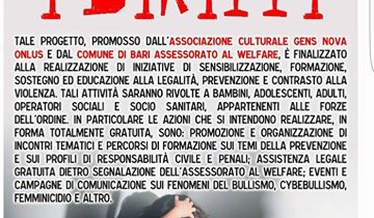 Tuteliamo i Diritti - Assistenza legale gratuita a persone in difficoltà
