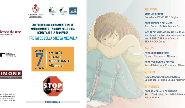 Cyberbullismo, Adescamento Online, Maltrattamento - Violenza nelle mura: tre facce della stessa medaglia